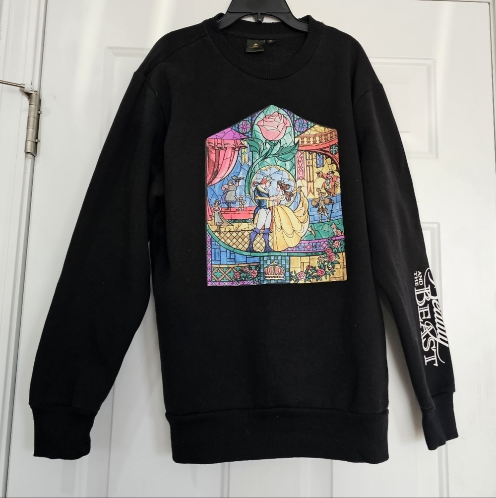 Disney Beauty And The Beast Sweatshirt Size Medium